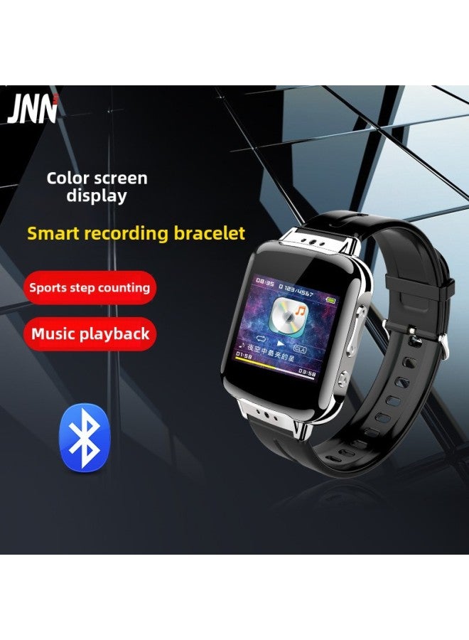 Watch Novels And Listen To Music Player Mp3 Watch Button Color Screen Bluetooth Recording Pen Mp3 Watch Bracelet Wholesale-Body Color:silver Gray-memory Capacity:16GB  - Image 2
