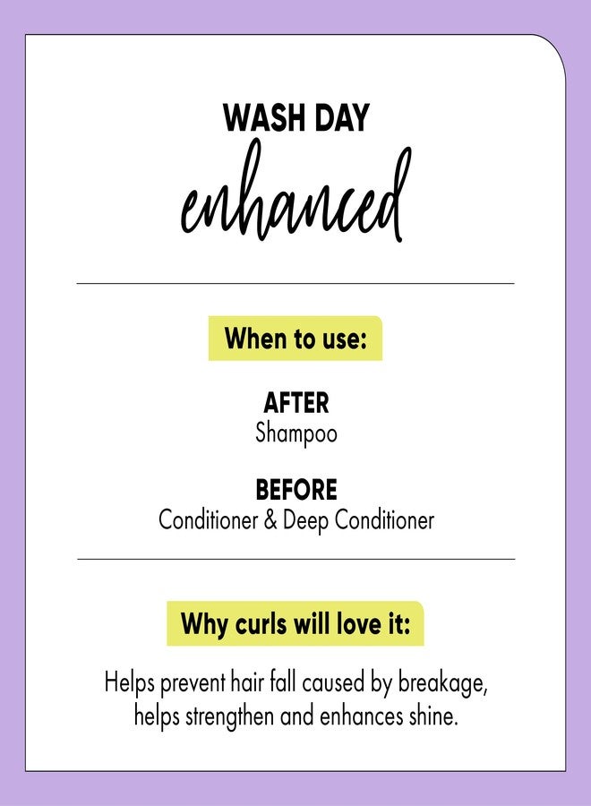 هاسك بلسم هاسك نوت أ تشانس بماء الأرز المقوي للشعر المموج والمجعد والملفوف والخشن، يقلل من التساقط، ويعزز اللمعان، نباتي، خالٍ من الكبريتات، لم يُختبر على الحيوانات – 12 أونصة سائلة - Image 4