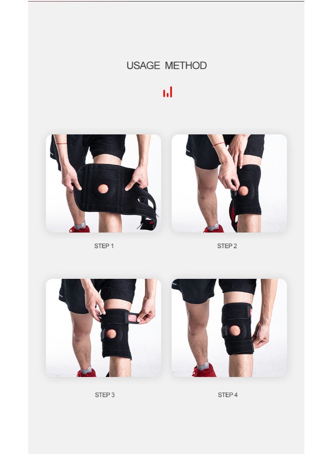 Naturehike - Four Spring Support Reinforced Knee Pads 20Hj M/RigHT - Image 1