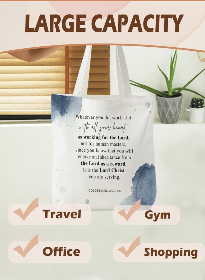 Supwhd tote bag, Canvas Tote Bag, tote bag for women,canvas bag233, White, 799KY-FBB - Image 4