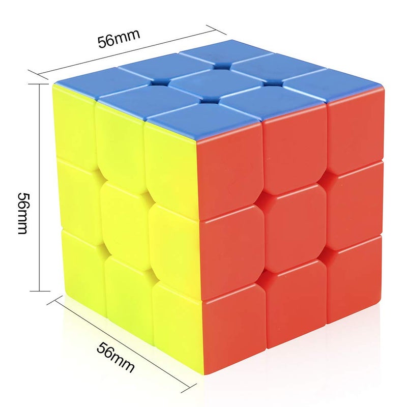 D-FantiX Cyclone Boys 3x3 Speed Cube Stickerless Magic Cube 3x3x3 Puzzles Toys (56mm) - Image 3