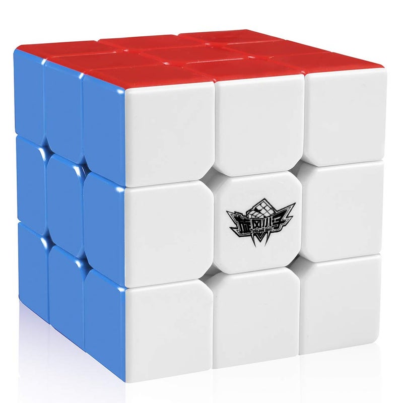 D-FantiX Cyclone Boys 3x3 Speed Cube Stickerless Magic Cube 3x3x3 Puzzles Toys (56mm) - Image 1