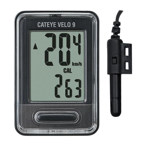 CATEYE Velo Wired Bike Computer – Entry-Level Speedometer and Odometer, Perfect for Beginner Cyclists, Auto Start/Stop, Easy Setup for Road, MTB, Gravel Bikes, 3 Year Battery Life - Image 1