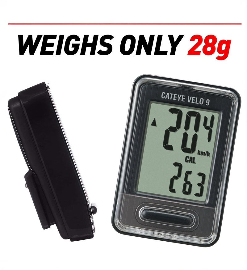 CATEYE Velo Wired Bike Computer – Entry-Level Speedometer and Odometer, Perfect for Beginner Cyclists, Auto Start/Stop, Easy Setup for Road, MTB, Gravel Bikes, 3 Year Battery Life - Image 5