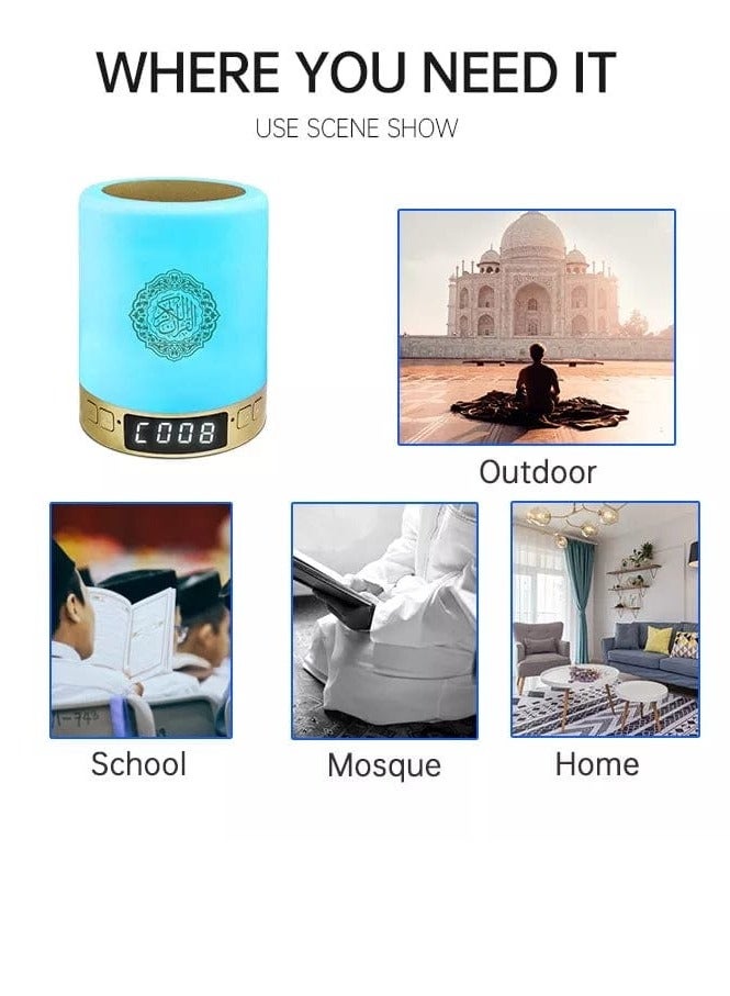 Equantu Quran Speaker SQ-122 Portable Wireless Multicolour - Image 4