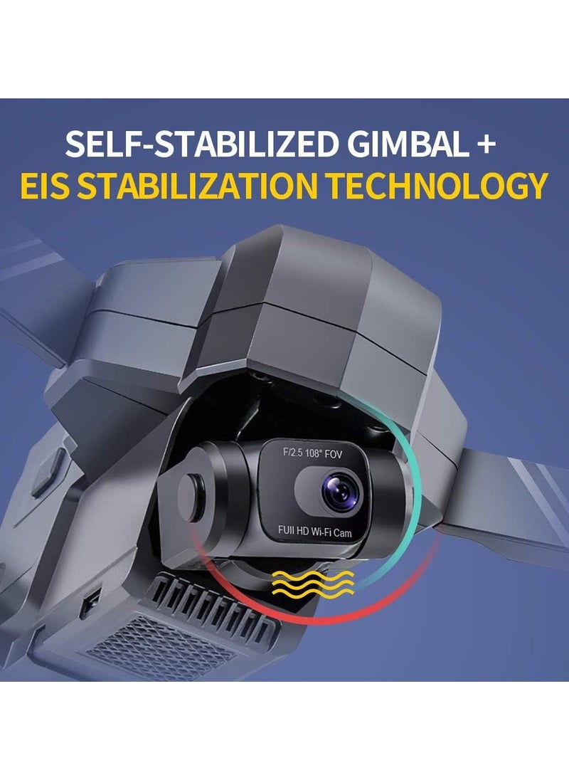 SJRC - SJRC F11 PRO 4K Dron with EIS HD Camera 2 Axis Gimbal Control Distance 1.5km 5G WiFi FPV Brushless Dron Motor Professional RC Quadcopter 2 Battery - Image 1