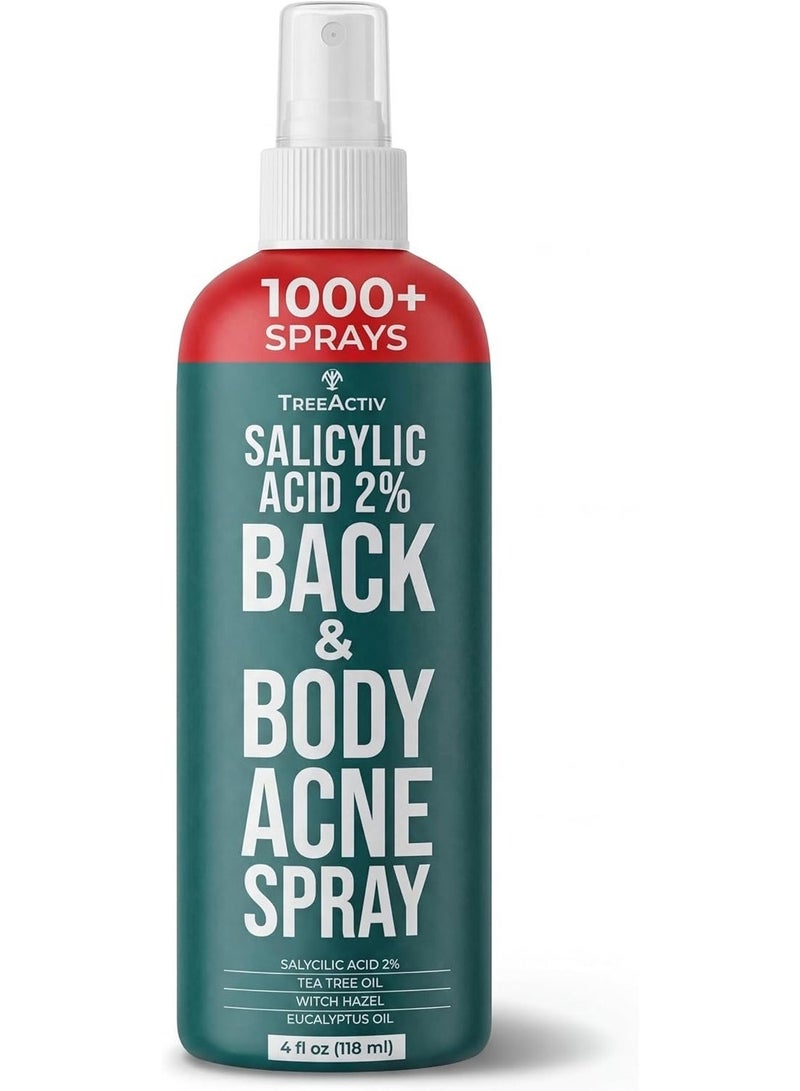 TreeActiv Back and Body Acne Spray 4oz - Image 2