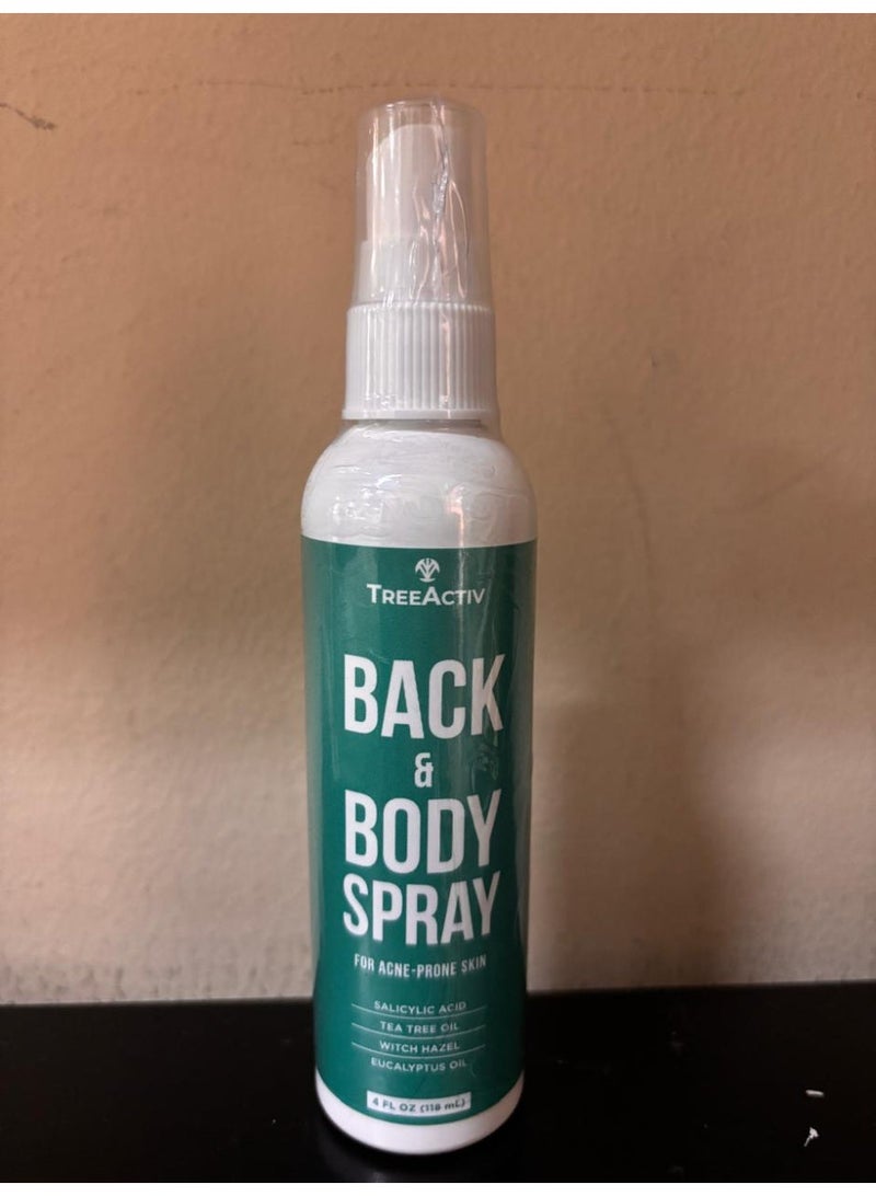 TreeActiv Back and Body Acne Spray 4oz - Image 1