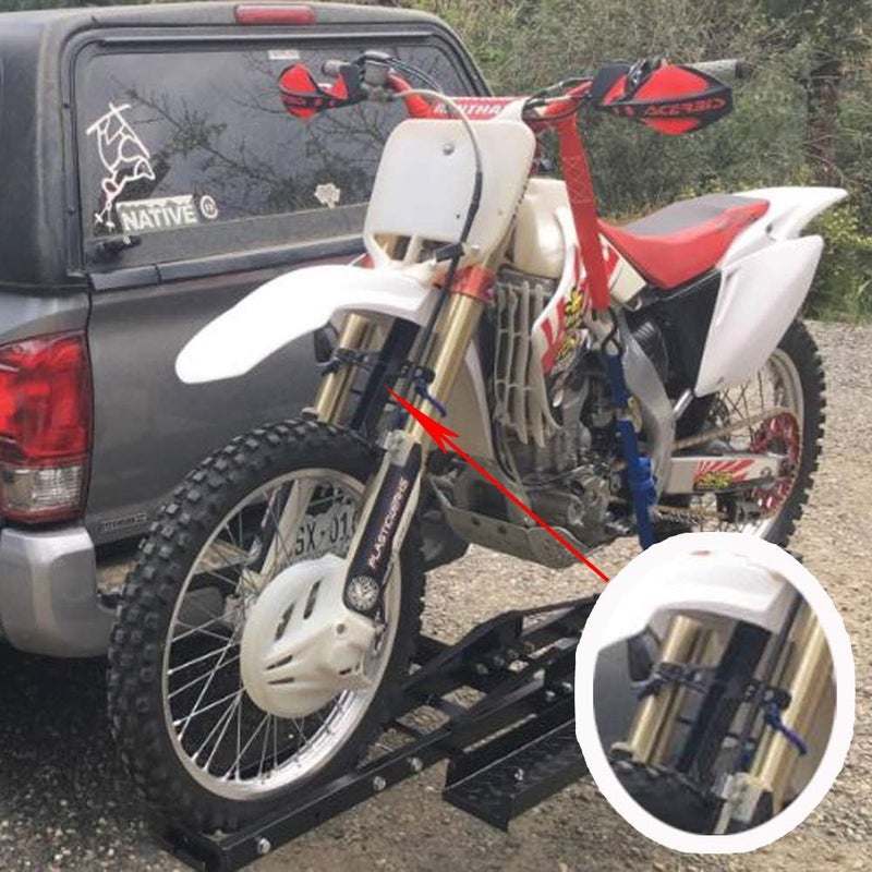 P1TOOLS Motorcross Dirt Bike Plastic Fork Support Guard Transportation Protector Fork Saver Brace 10.5" L-Motorcycle Accessories - Image 4