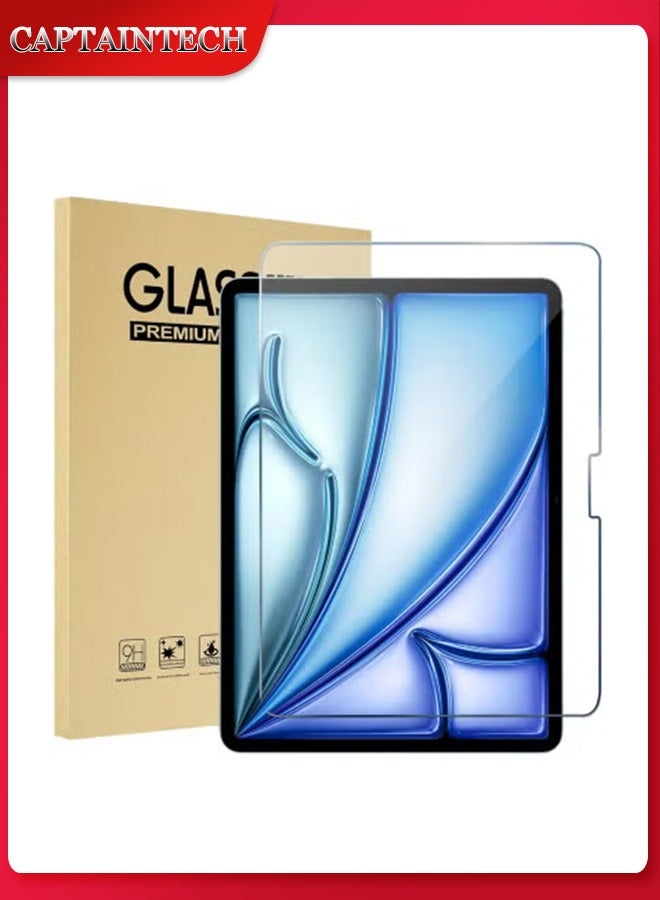 Captaintech 2024 iPad Pro 13 u0026 iPad Air 13 Tempered Glass Screen Protector (1 Pack) - Compatible with M4/M2 Models | Ultra-Thin Scratch-Resistant Film - Image 1