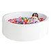 TRENDBOX Extra Large Foam Ball Pit for Toddlers 47x14 inch Soft Baby Ball Pit with Washable Velvet Cover Balls not IncludedWhite - Image 3