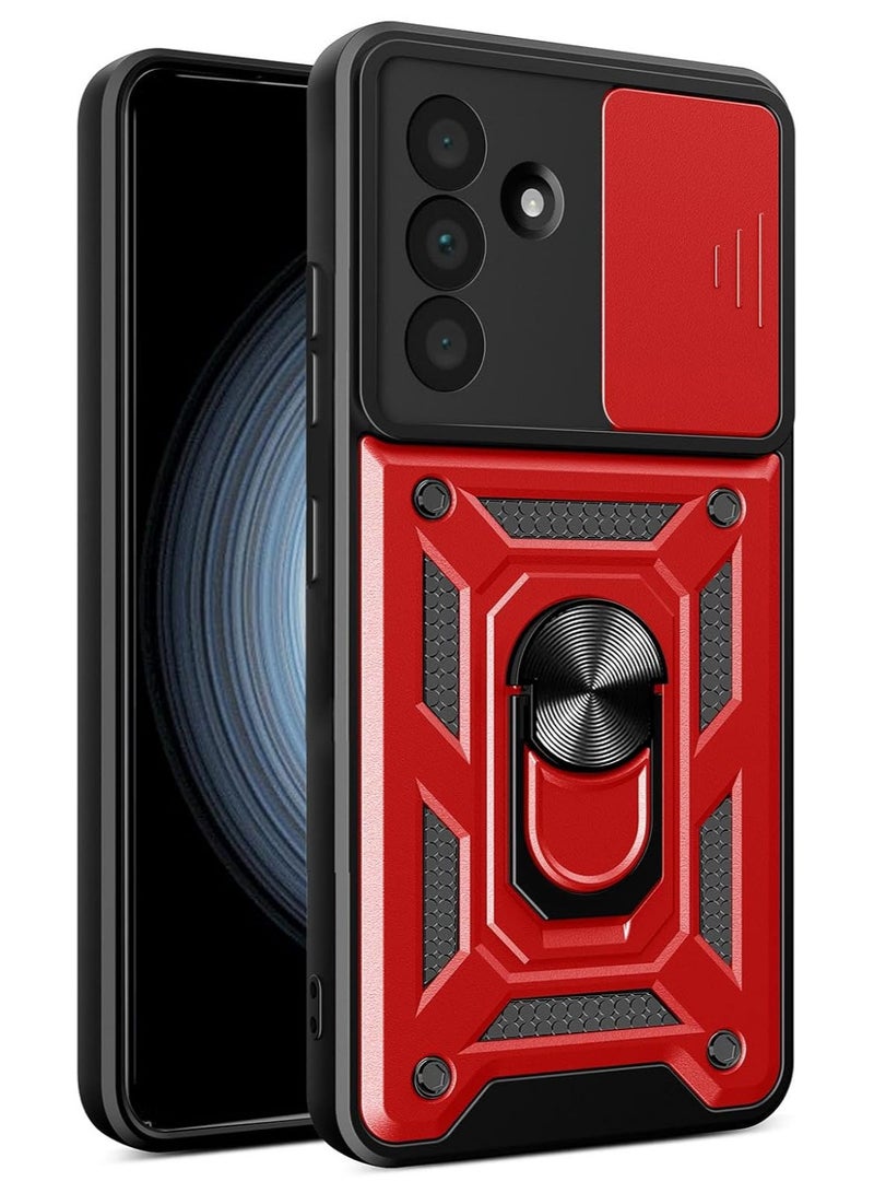 samsung a36 Shield Full Protection Case With Metal Ring &Slide Camera Cover For samsung a36 