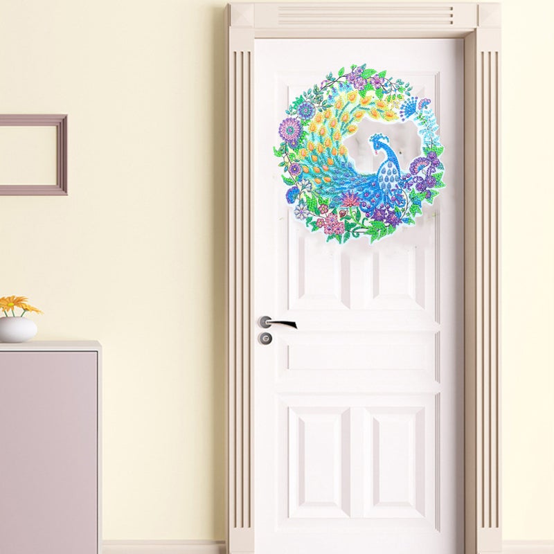 DIY Diamond Painting Wreath Special-shaped Diamonds Drill Diamond Embroidery Kit DIY Wall Decoration - Image 4