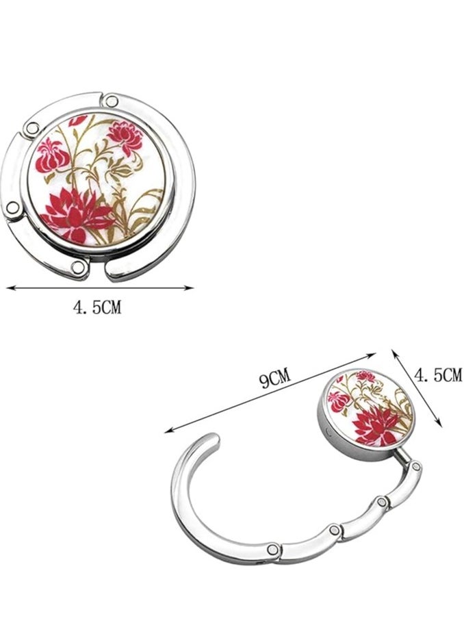 Gerenic 4pcs Handbag Hangers Purse Hook For Table Handbag Storage Folding Decor Table Hook  - Image 3