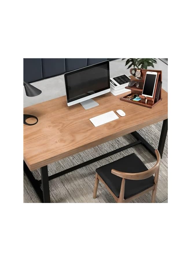 Beauenty Wood Phone Docking Station Ash Key Holder Wallet Stand Watch Organizer,Nightstand Organizer Idea Gadgets for Men Husband Wife Dad Son Boyfriend Birthday Gifts - Image 4