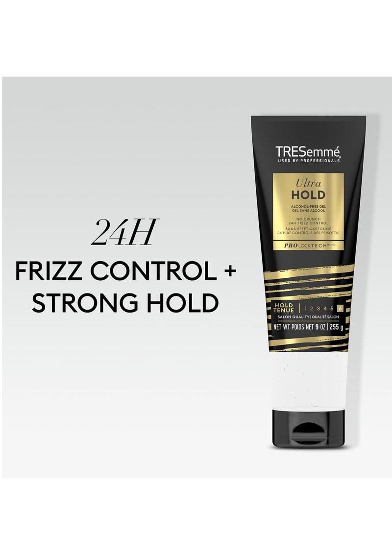 TRESemmé TRESemmé Alcohol-Free Gel Ultra Hold 6 Pack for 24H Frizz Control, with Pro Lock Technology, 9 Oz  - Image 4