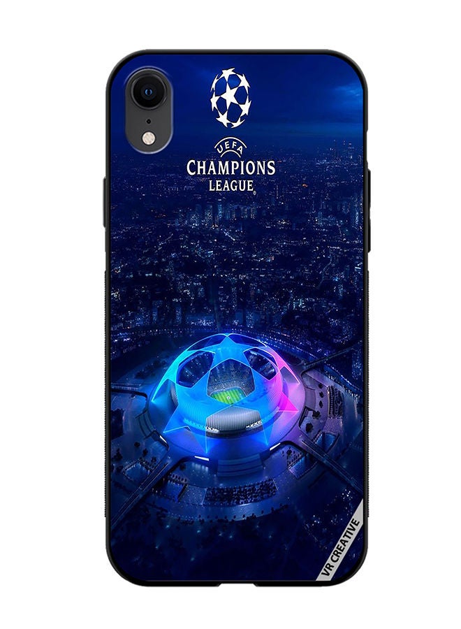 VR CREATIVE Protective Case Cover For Apple iPhone XR Uefa Champion League Design Multicolour - Image 1