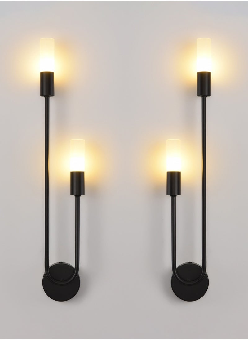 LOOPITYS Modern Nordic Led Wall Lamps Long Strip Wall Sconce for Home Hotel Stairs Bedroom Bedside Luxury Living Room Decoration Lamps，(Excluding light bulbs, it is recommended to use G9 model bulbs)  - Image 1