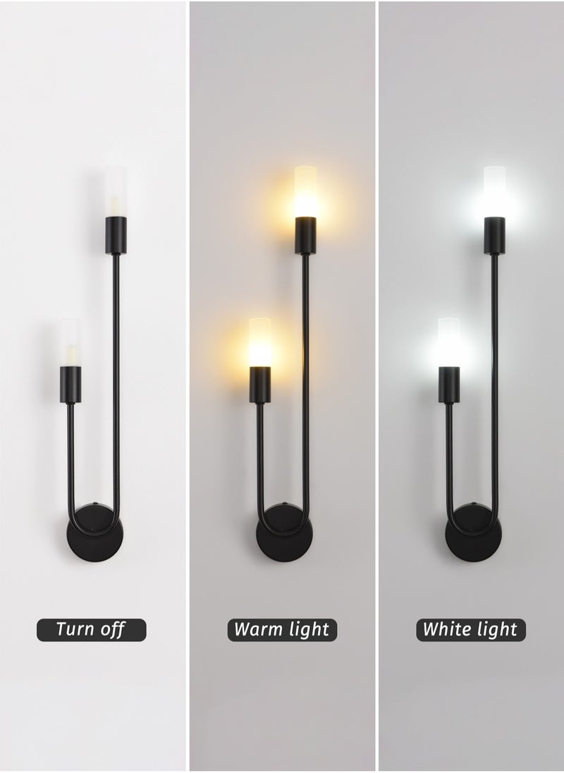LOOPITYS Modern Nordic Led Wall Lamps Long Strip Wall Sconce for Home Hotel Stairs Bedroom Bedside Luxury Living Room Decoration Lamps，(Excluding light bulbs, it is recommended to use G9 model bulbs)  - Image 4