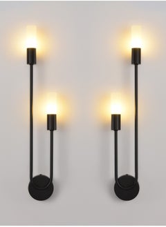 LOOPITYS Modern Nordic Led Wall Lamps Long Strip Wall Sconce for Home Hotel Stairs Bedroom Bedside Luxury Living Room Decoration Lamps，(Excluding light bulbs, it is recommended to use G9 model bulbs)  - Image 1