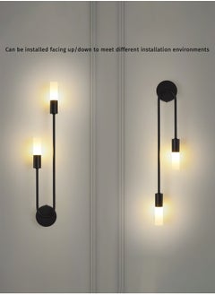 LOOPITYS Modern Nordic Led Wall Lamps Long Strip Wall Sconce for Home Hotel Stairs Bedroom Bedside Luxury Living Room Decoration Lamps，(Excluding light bulbs, it is recommended to use G9 model bulbs)  - Image 2