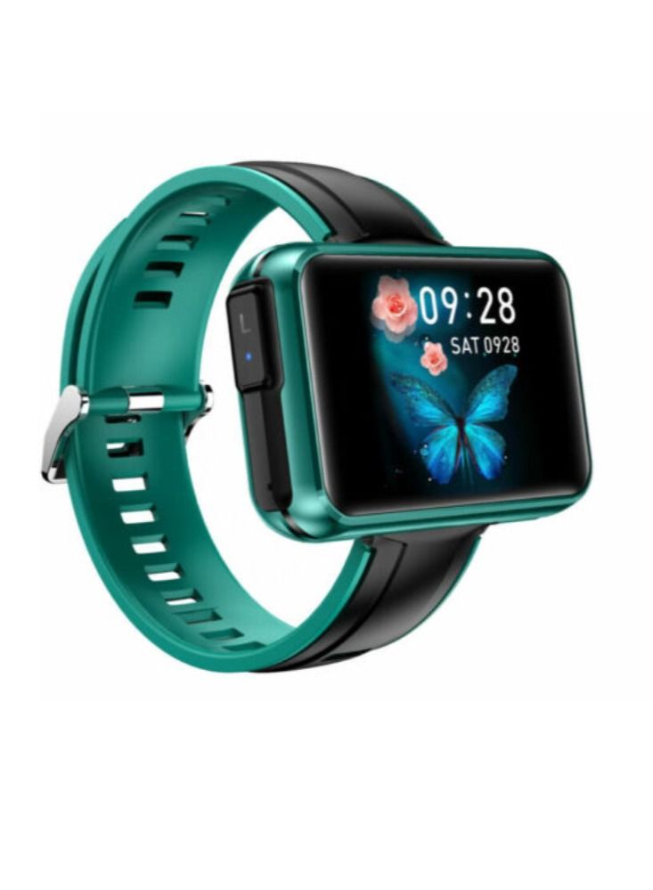 AROAQ T91 2 in 1 TWS Wireless Bluetooth Headset Smart Watch Men 1.4" Big DIY Screen Bluetooth 5.0 Headphone Fitness Tracker Smartwatch  - Image 1