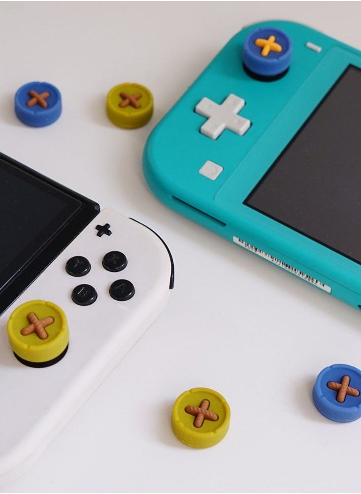 It Takes Two Theme Thumb Grip Caps Compatible with Switch & Lite & OLED, Cute Joystick Caps Soft Silicone Protective Stick  - Image 4