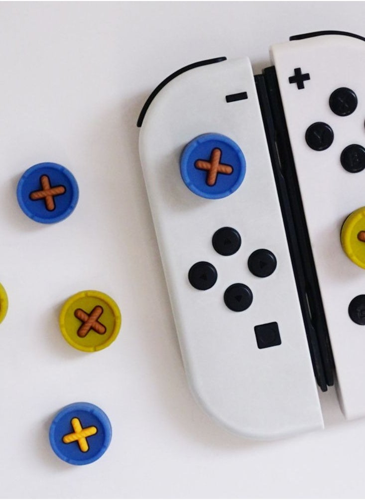 It Takes Two Theme Thumb Grip Caps Compatible with Switch & Lite & OLED, Cute Joystick Caps Soft Silicone Protective Stick  - Image 2
