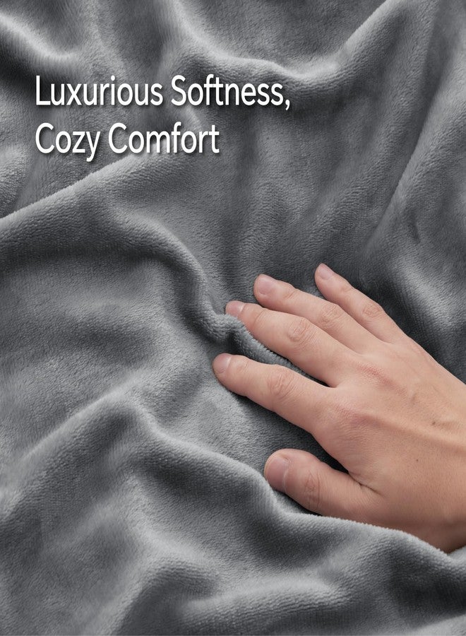 BEDELITE Velvet Pillow Covers 26x26 with Zipper, 2 Pack Super Soft Square Pillow Covers for Bedroom, Sofa, Couch,Luxury Cozy Fleece Pillowcases for All Seasons(26x26 Inches, Grey) - Image 3