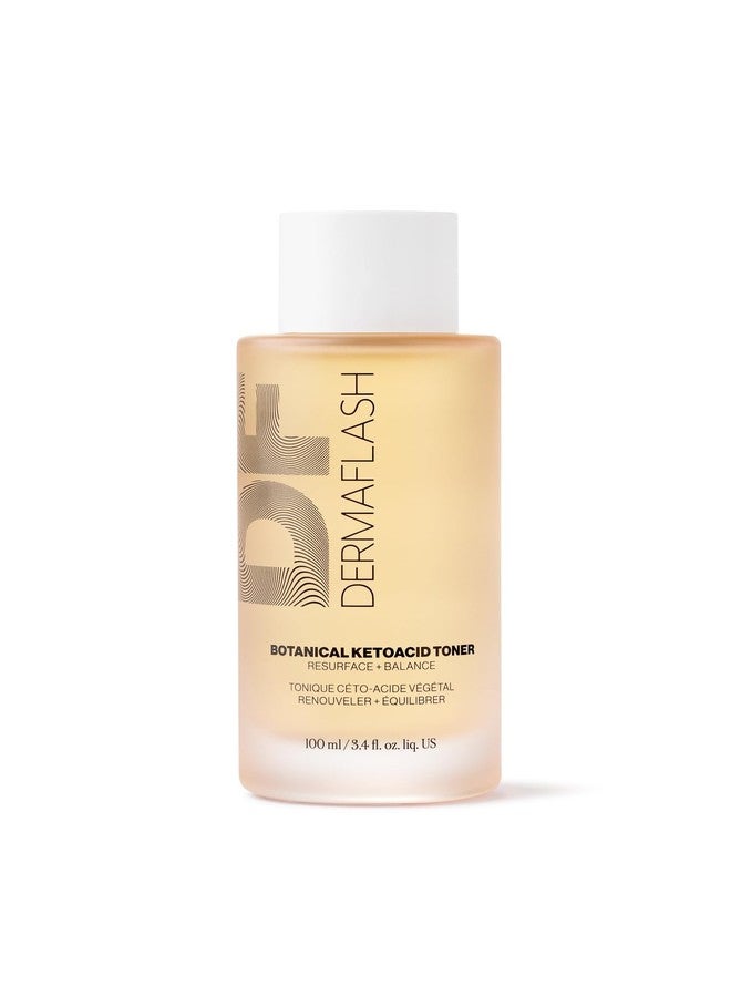 DERMAFLASH Botanical KetoAcid Toner for Face, Non-Irritating, Hydrating Daily Facial Exfoliator, 100ml - Image 1