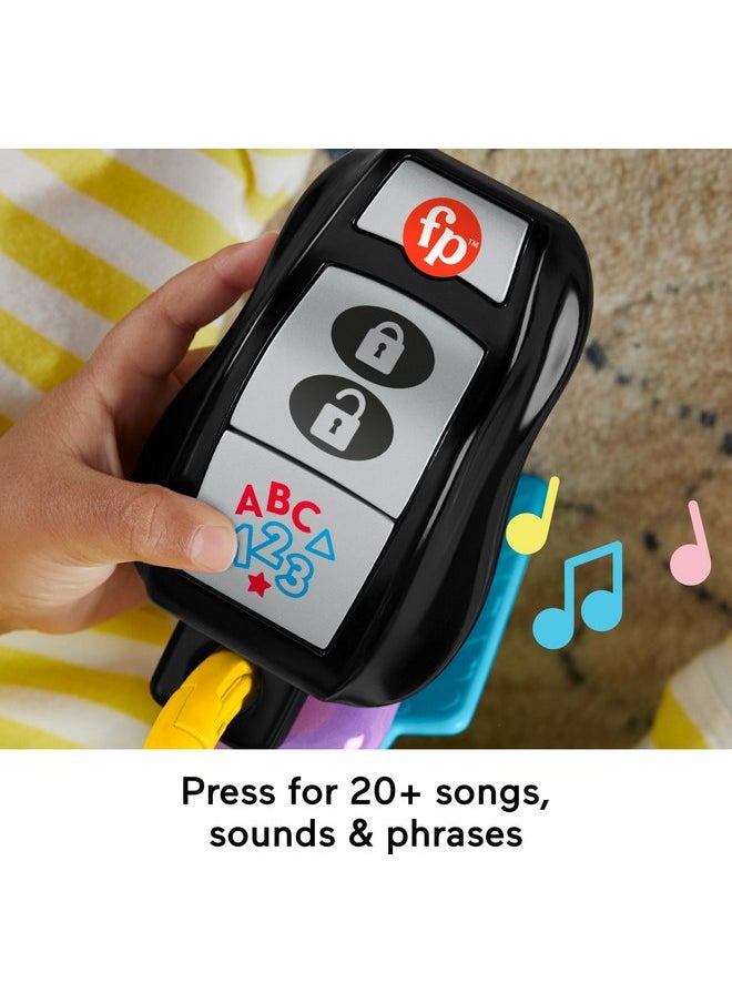 Fisher-Price - Fisher-Price Baby Travel Toy Laugh & Learn Play & Go Activity Keys with Learning Music, Teether & Mirror for Infants Ages 6+ Months - Image 1