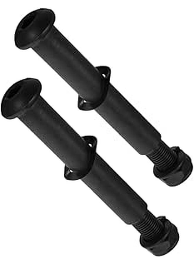 2pcs Elliptical Trainer Right Side Fixing Screws Bolts Nuts Rolled Steel Repair Parts - Image 1