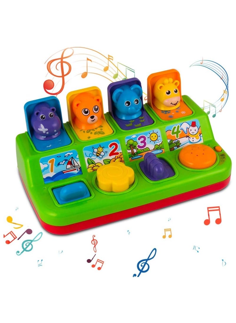 Interactive Pop Up Animals Toy with Music, Animal Sound, Activity Toys for Ages 9-12 - 18 Months &1 Year Old Kids, Babies, Toddlers, Boys & Girls - pzsku/Z4DD569A8AA5C2340D50EZ/45/_/1733249848/87535c8a-0db3-45f5-8a83-2c0bfa6aa3d6