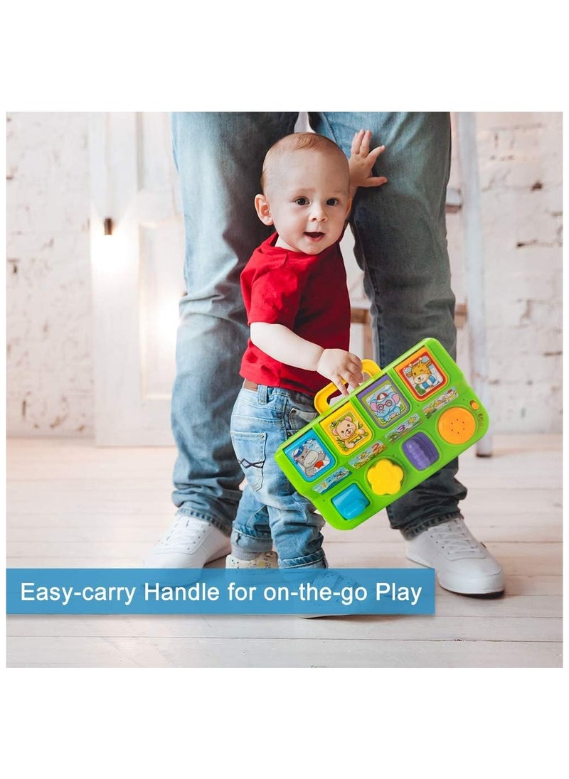 Interactive Pop Up Animals Toy with Music, Animal Sound, Activity Toys for Ages 9-12 - 18 Months &1 Year Old Kids, Babies, Toddlers, Boys & Girls - pzsku/Z4DD569A8AA5C2340D50EZ/45/_/1733250000/cb79a34f-fe38-42ab-a37a-37b8f2217232