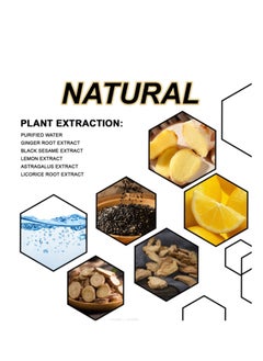 LUNOON Root Activator Hair Loss Thickening Shampoo for Hair Regrowth, Unisex, Natural Formula for Men and Women  - Image 3