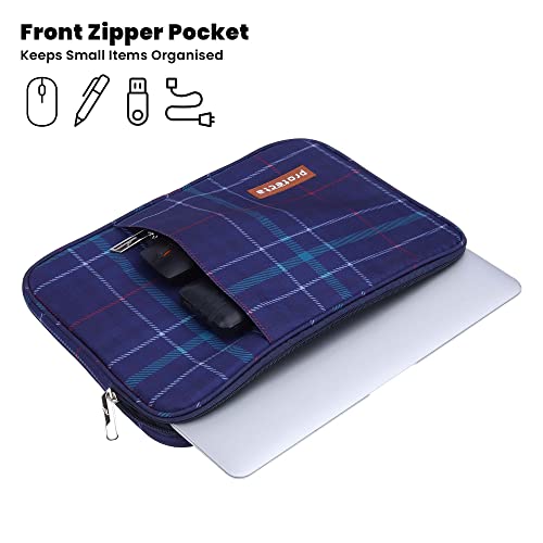 Protecta Phoenix Waterproof 13.3 Inch Laptop Sleeve Hand Bag Cover for Men & Women Ideal for Office & College, with Soft Plush Interiors - (Plaid Print) - Image 3