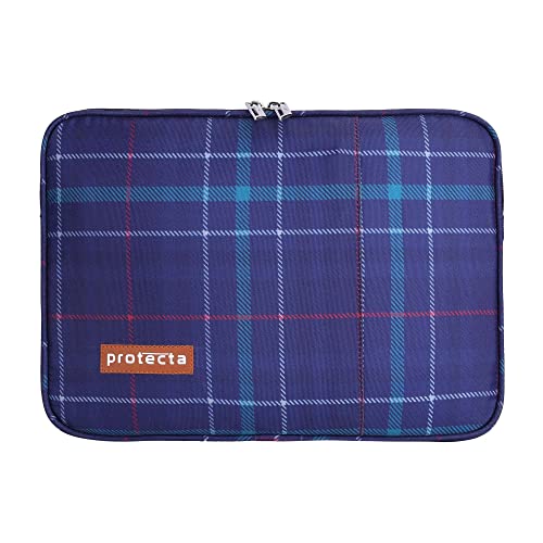 Protecta Phoenix Waterproof 13.3 Inch Laptop Sleeve Hand Bag Cover for Men & Women Ideal for Office & College, with Soft Plush Interiors - (Plaid Print) - Image 1