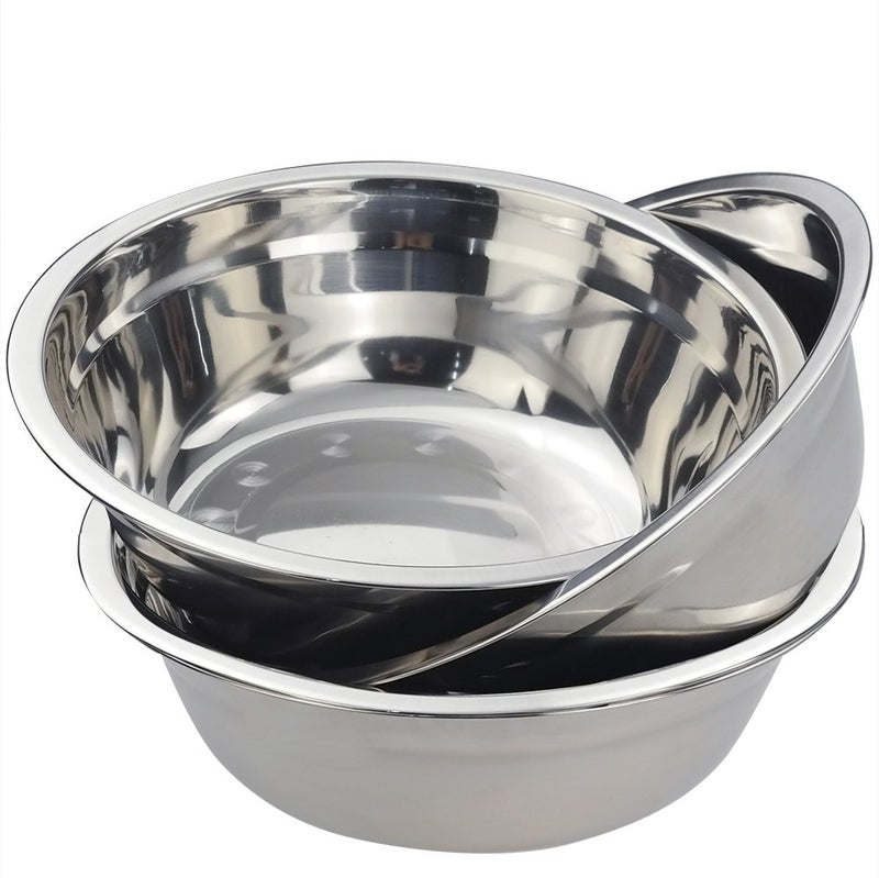 Eagrye Stainless Steel Mixing BowlsMetal Prep Bowls Set of 4