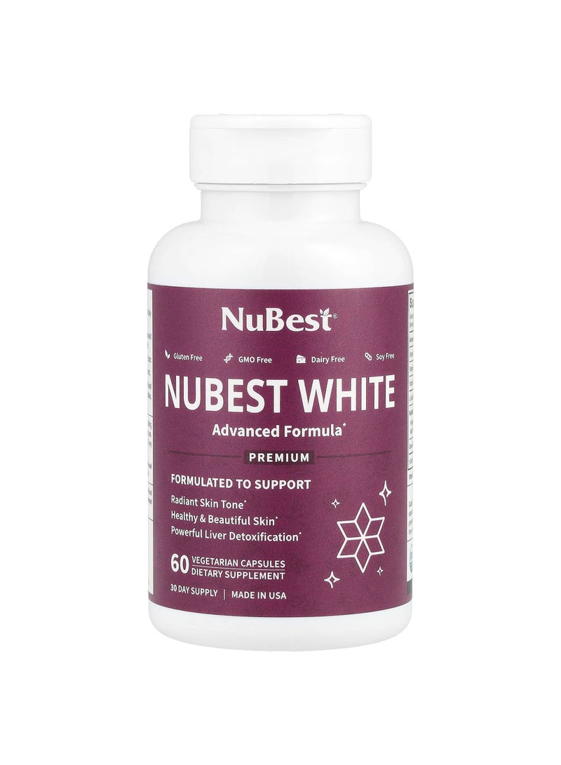 Nubest White, 60 Vegetarian Capsules
