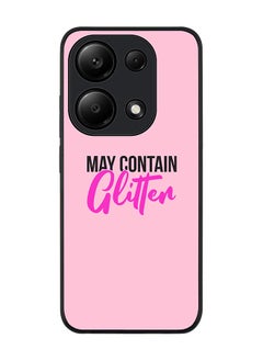 Stylizedd Rugged Black Edge Case for Xiaomi Redmi Note 13 Pro 4G / Xiaomi Poco M6 Pro 4G, Slim fit Case Thin Cover -  May contain Glitter  - Image 1