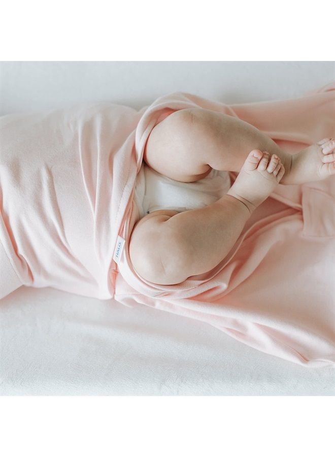 Halo 100% Cotton Sleepsack Swaddle, 3-Way Adjustable Wearable Blanket, TOG 1.5, Soft Pink, Newborn, 0-3 Months - Image 4