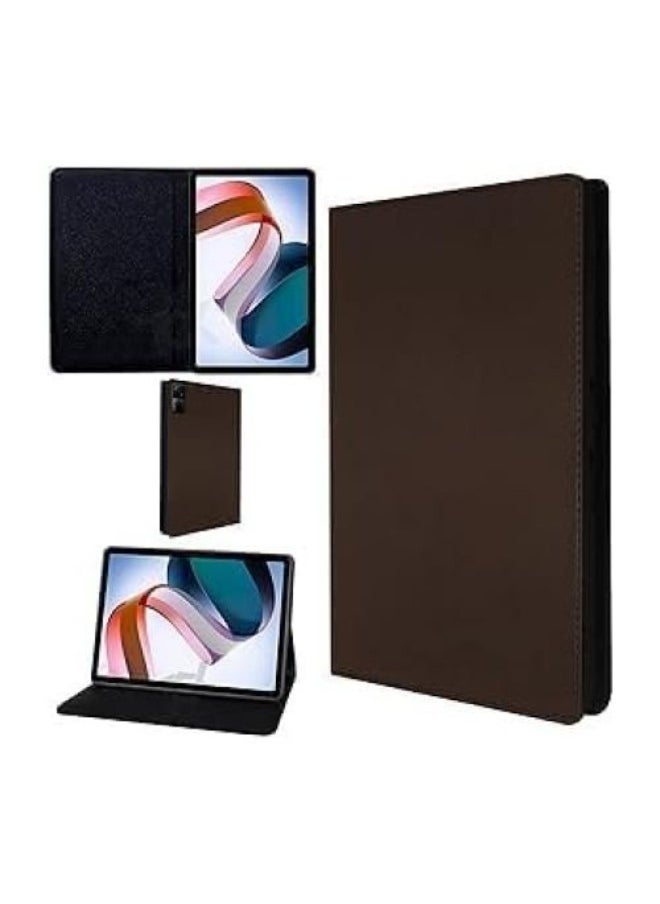 Generic Case For Redmi Pad SE 11-inch 2023 Luxury Shockproof Protective Case Flip Case Soft TPU Cover Brown 