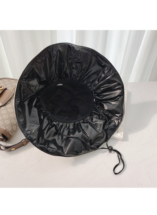 Wide Brim Sun Hat with UV Protection, Reversible Design, Adjustable Drawstring(beige) - Image 5