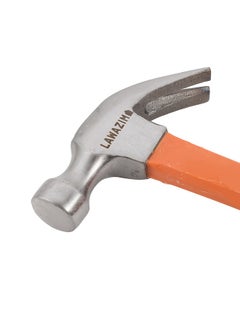 LAWAZIM Hammer -640g Orange & Black- Heavy-Duty Claw Hammer with Non-Slip Fiberglass Handle and Precision Claw -for Carpentry, Woodworking, DIY Projects, Construction and Repairs and Home Improvements  - Image 3