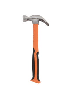 LAWAZIM Hammer -640g Orange & Black- Heavy-Duty Claw Hammer with Non-Slip Fiberglass Handle and Precision Claw -for Carpentry, Woodworking, DIY Projects, Construction and Repairs and Home Improvements  - Image 5