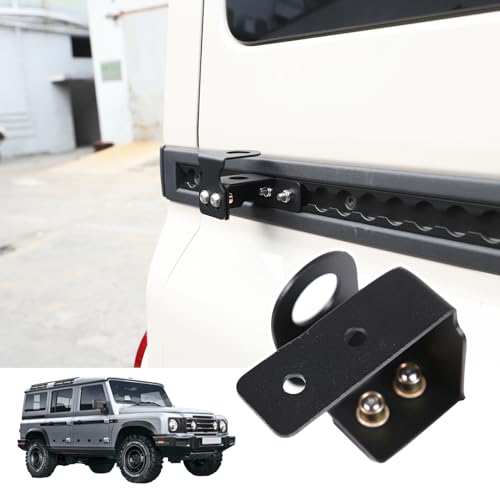 Bekantogy Car Antenna Mount Compatible with Ineos Grenadier 20202024 Right Rear Side Ladder Antenna Bracket Carbon Steel Flagpole Holder Antenna Bracket Automotive Exterior Accessories - Image 1