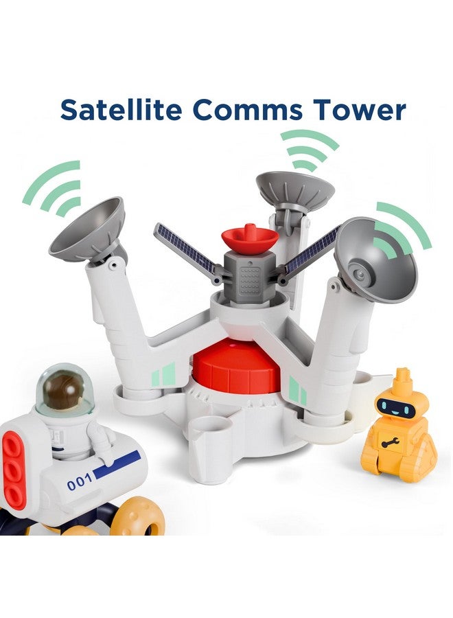 iPlay, iLearn Kids Space Toys, Spaceship Adventure Planet Playset W/ 2 Astronaut Rocket Shuttle, Boy Educational STEM Outer Space Solar System Toy, Cool Birthday Gift 3 4 5 6 7 8 Year Old Girl Toddler - Image 4