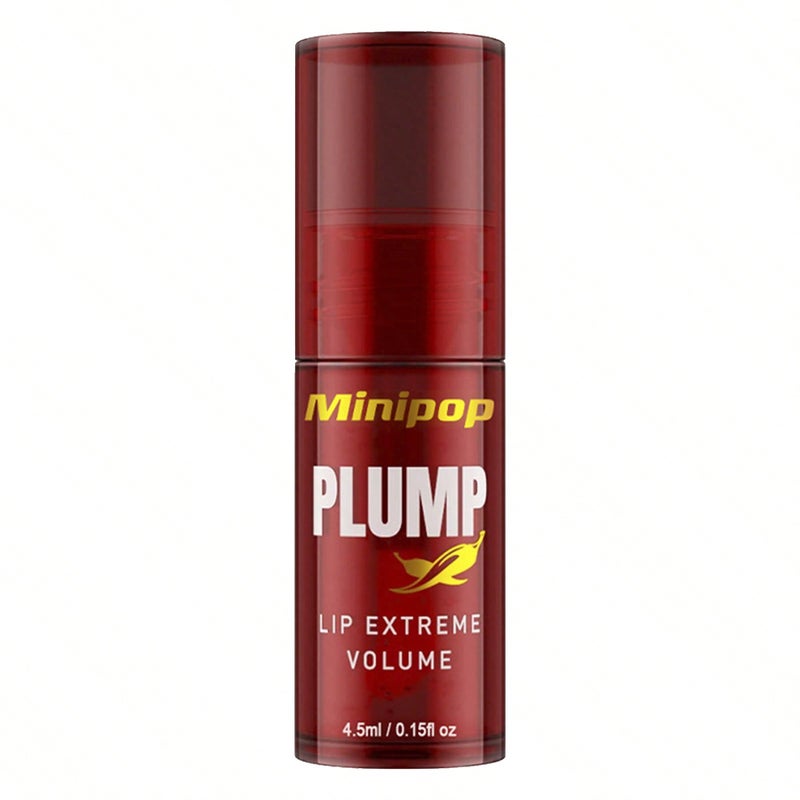 1pc Moisturizing Plumping Lip Oil, Chili Ginger Lip Oil - Image 1