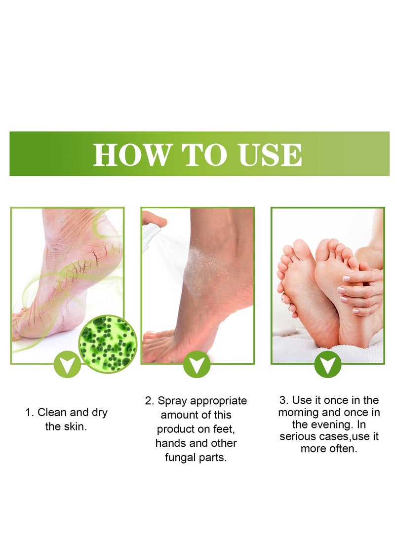 SOUTH MOON - Sweaty Feet Foot Spray, Foot Spray, Anti Sweat Spray, Foot Spray Odor Eliminators Spray, Effectively Eliminate Foot Odor, Anti Foot Odor Fast Deodorization 30ml - Image 1