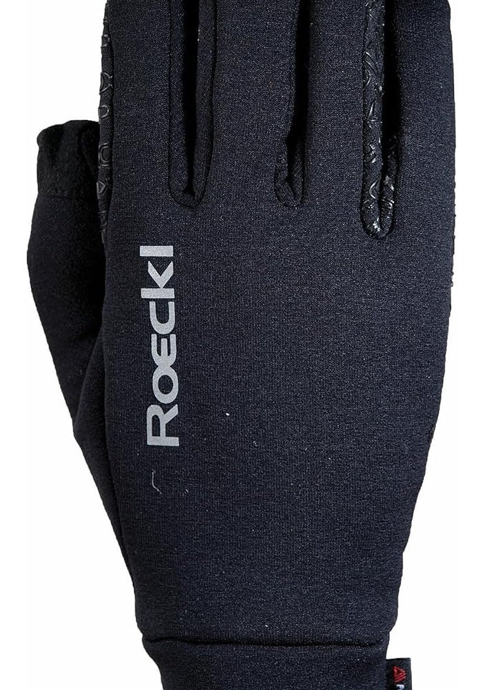 Nan Roeckl Weldon Winter Riding Gloves - Touchscreen Compatible, Size 6, Black - Image 1